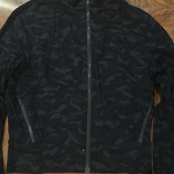 Lululemon Black Camouflage  zip up jacket - Picture 3 of 13